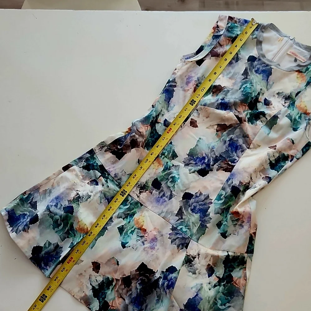 LAST CHANCE!!  Rebecca Taylor Enchanted Gardens Floral Print Dress, Size 6 - Picture 10 of 11
